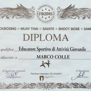 Marco Colle educatore sportivo